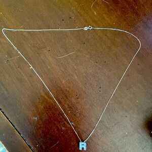 Diamond Initial Necklace